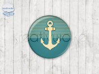 Motiv-Cabochons 49563-1 Einzelset  12mm (1 Paar)